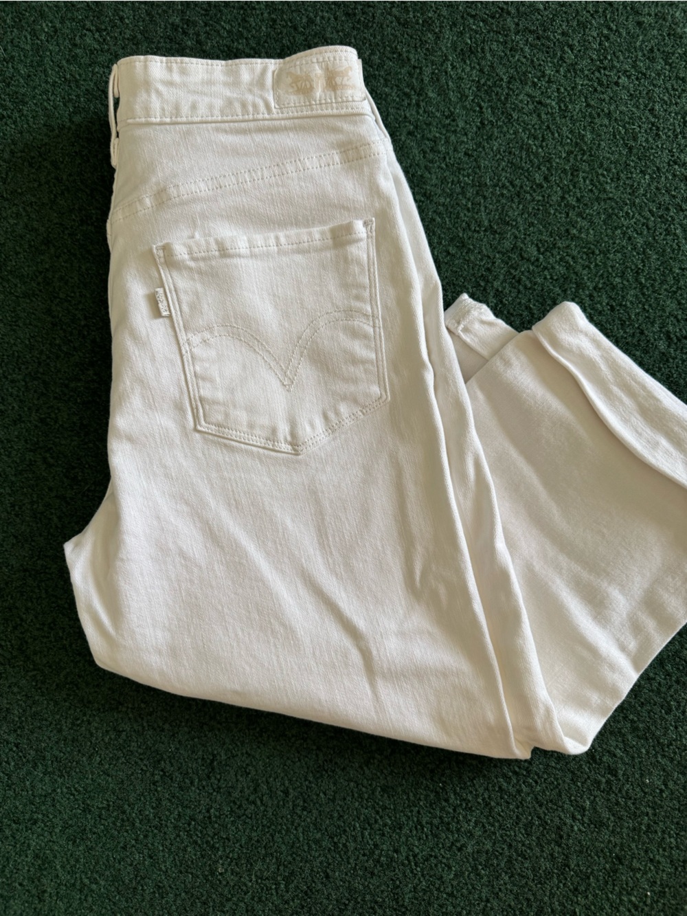 Levi's White Women's Jean Shorts